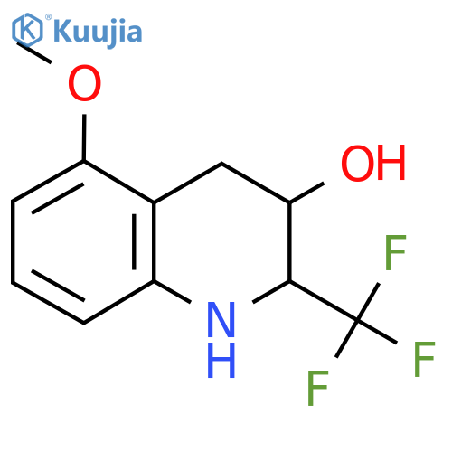 5-Methoxy-2-(trifluoromethyl)-1,2,3,4-tetrahydroquinolin-3-ol structure