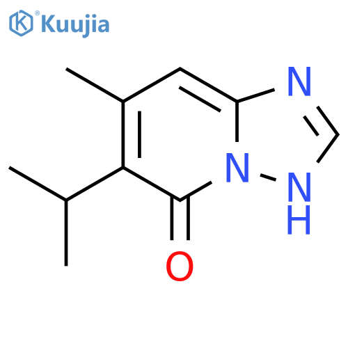 7-methyl-6-(propan-2-yl)-1,2,4triazolo1,5-apyridin-5-ol structure