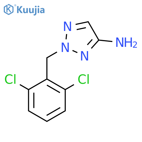 2-(2,6-dichlorophenyl)methyl-2H-1,2,3-triazol-4-amine structure