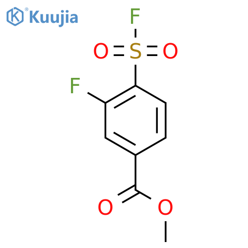 Methyl 3-fluoro-4-(fluorosulfonyl)benzoate structure