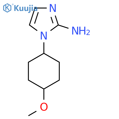 1-(4-methoxycyclohexyl)-1H-imidazol-2-amine structure