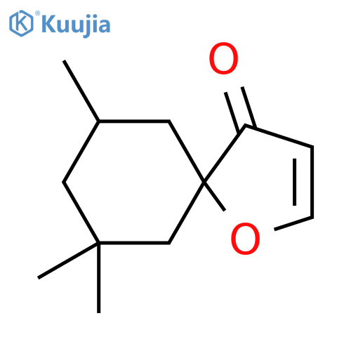 7,7,9-Trimethyl-1-oxaspiro[4.5]dec-2-en-4-one structure