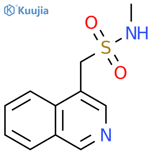 4-Isoquinolinemethanesulfonamide, N-methyl- structure
