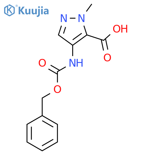 4-{[(benzyloxy)carbonyl]amino}-1-methyl-1H-pyrazole-5-carboxylic acid structure