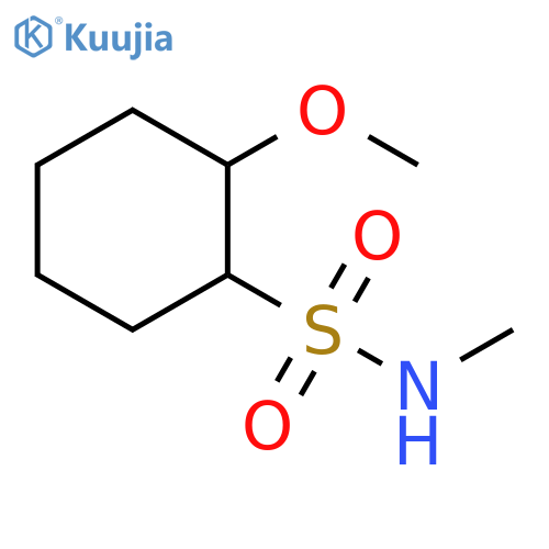 Cyclohexanesulfonamide, 2-methoxy-N-methyl- structure