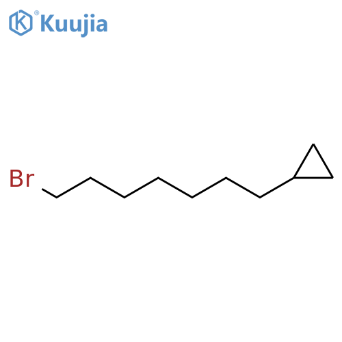(7-bromoheptyl)cyclopropane structure