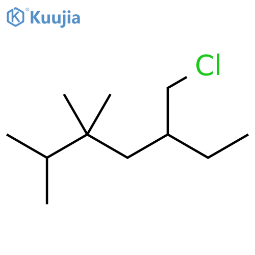Heptane, 5-(chloromethyl)-2,3,3-trimethyl- structure
