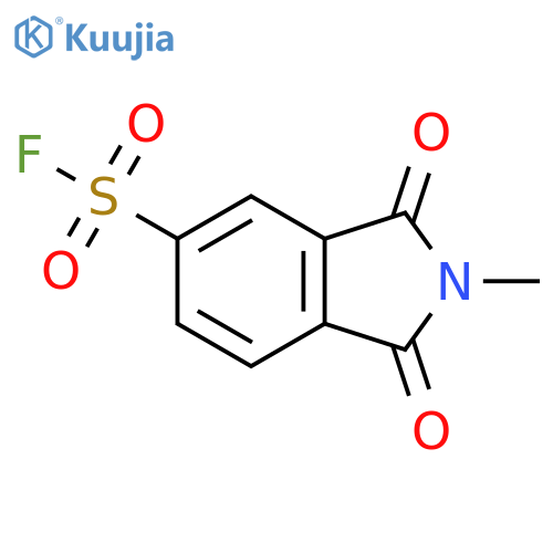 2-methyl-1,3-dioxo-2,3-dihydro-1H-isoindole-5-sulfonyl fluoride structure