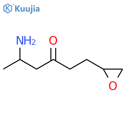3-Hexanone, 5-amino-1-(2-oxiranyl)- structure