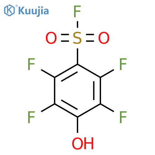 2,3,5,6-Tetrafluoro-4-hydroxybenzene-1-sulfonyl fluoride structure