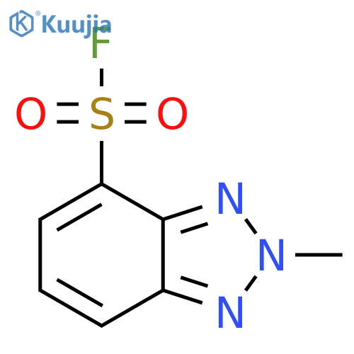 2-methyl-2H-1,2,3-benzotriazole-4-sulfonyl fluoride structure