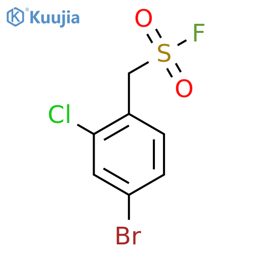 (4-Bromo-2-chlorophenyl)methanesulfonyl fluoride structure