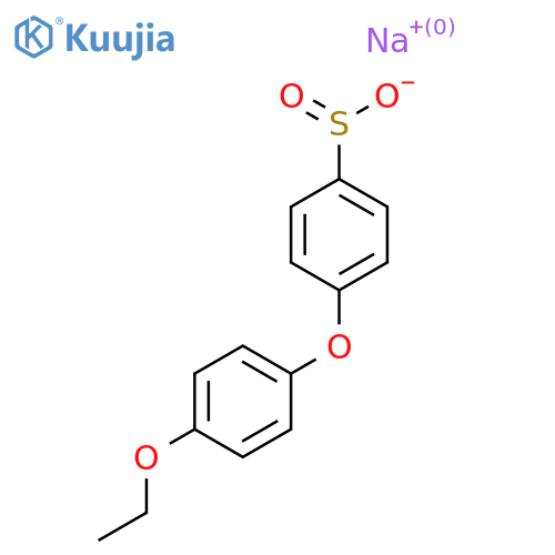 Sodium 4-(4-ethoxyphenoxy)benzene-1-sulfinate structure