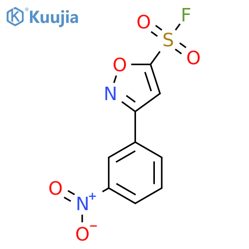 3-(3-Nitrophenyl)-1,2-oxazole-5-sulfonyl fluoride structure