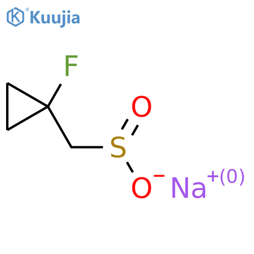 Sodium (1-fluorocyclopropyl)methanesulfinate structure