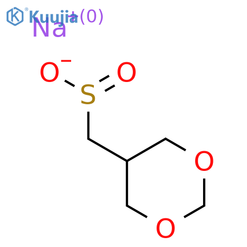 Sodium (1,3-dioxan-5-yl)methanesulfinate structure