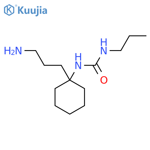 1-[1-(3-Aminopropyl)cyclohexyl]-3-propylurea structure