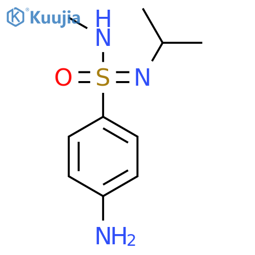 4-amino-N-methyl-N-(propan-2-yl)benzene-1-sulfonoimidamide structure