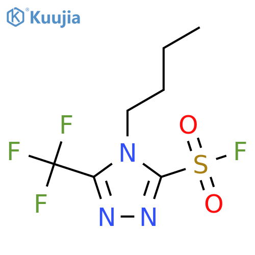 4-butyl-5-(trifluoromethyl)-4H-1,2,4-triazole-3-sulfonyl fluoride structure