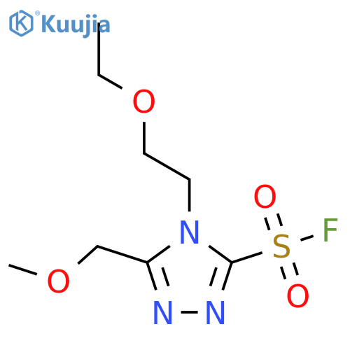 4-(2-Ethoxyethyl)-5-(methoxymethyl)-1,2,4-triazole-3-sulfonyl fluoride structure