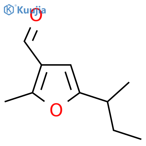 5-(Butan-2-yl)-2-methylfuran-3-carbaldehyde structure