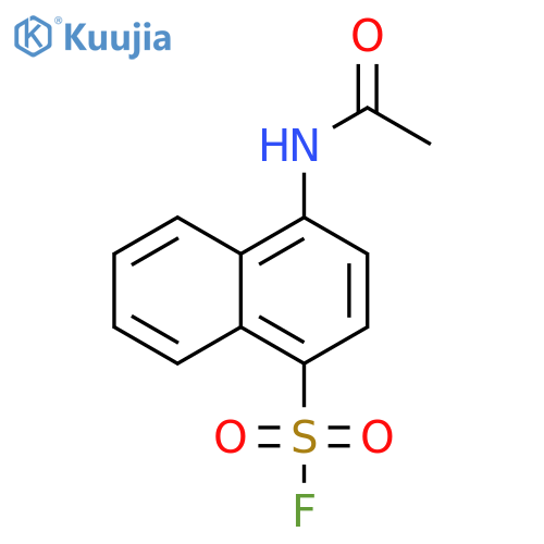 4-(Acetylamino)-1-naphthalenesulfonyl fluoride structure