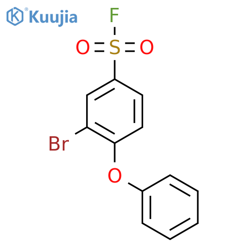 3-Bromo-4-phenoxybenzene-1-sulfonyl fluoride structure