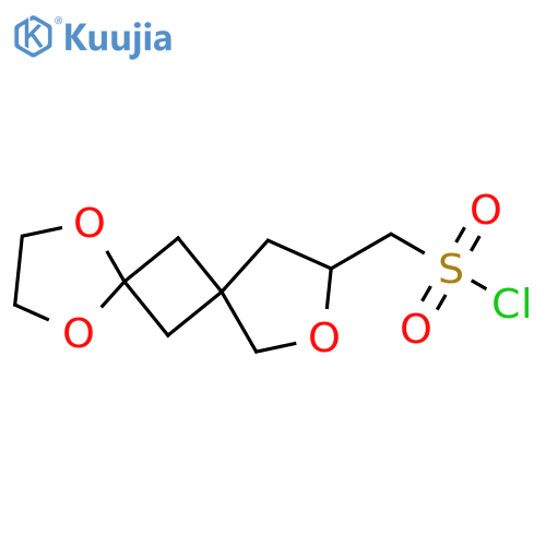 1,4,9-Trioxadispiro[4.1.4.1]dodecane-10-methanesulfonyl chloride structure