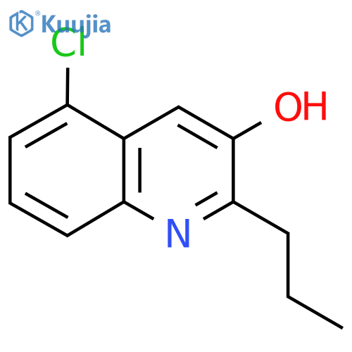 5-Chloro-2-propylquinolin-3-ol structure
