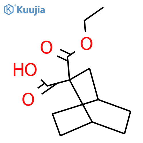 2-(ethoxycarbonyl)bicyclo2.2.2octane-2-carboxylic acid structure