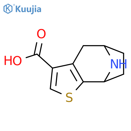 3-thia-11-azatricyclo6.2.1.0,2,6undeca-2(6),4-diene-5-carboxylic acid structure