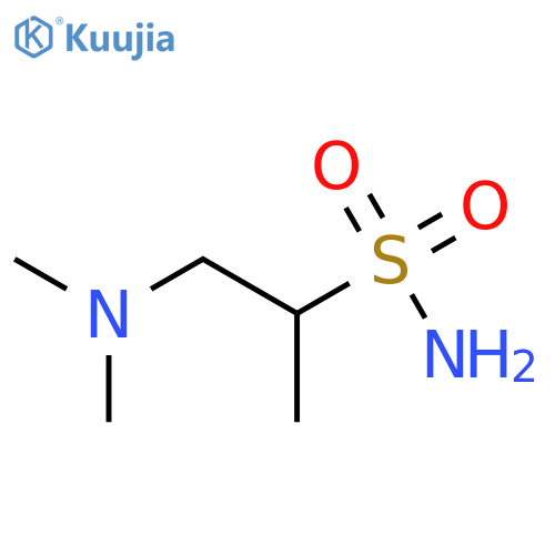 1-(dimethylamino)propane-2-sulfonamide structure