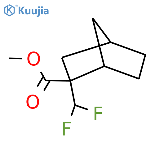 methyl 2-(difluoromethyl)bicyclo2.2.1heptane-2-carboxylate structure