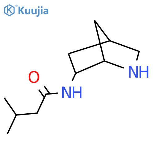 N-{2-azabicyclo[2.2.1]heptan-6-yl}-3-methylbutanamide structure