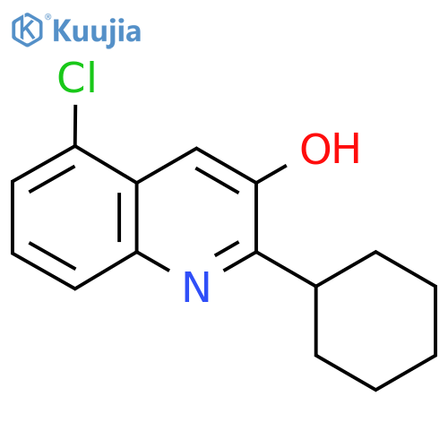 5-Chloro-2-cyclohexylquinolin-3-ol structure