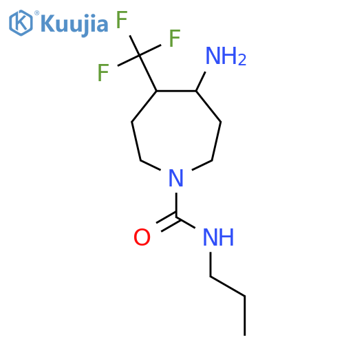 1H-Azepine-1-carboxamide, 4-aminohexahydro-N-propyl-5-(trifluoromethyl)- structure