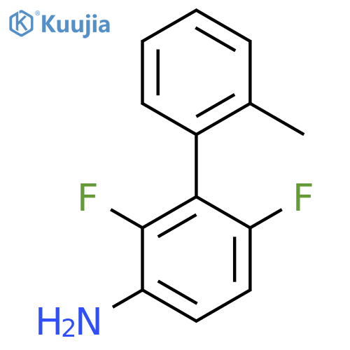 2,4-difluoro-3-(2-methylphenyl)aniline structure