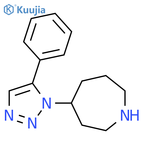 4-(5-phenyl-1H-1,2,3-triazol-1-yl)azepane structure