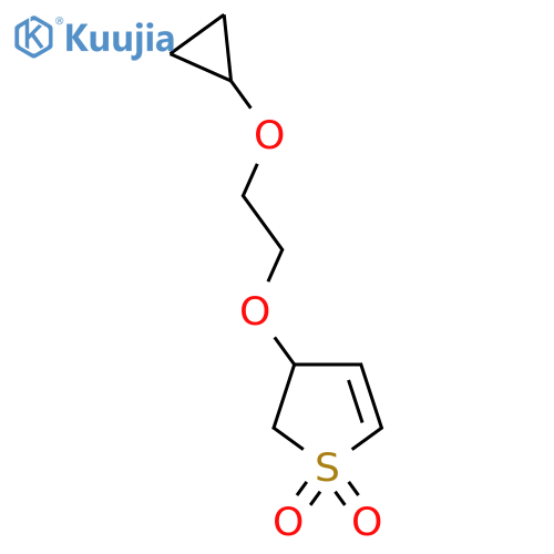 3-(2-cyclopropoxyethoxy)-2,3-dihydro-1lambda6-thiophene-1,1-dione structure