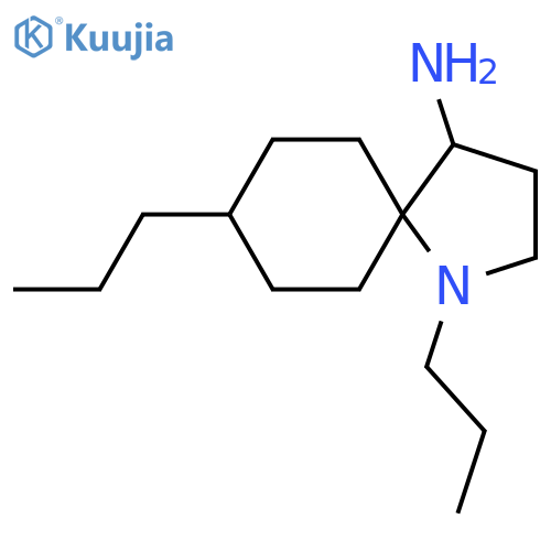 1,8-Dipropyl-1-azaspiro[4.5]decan-4-amine structure