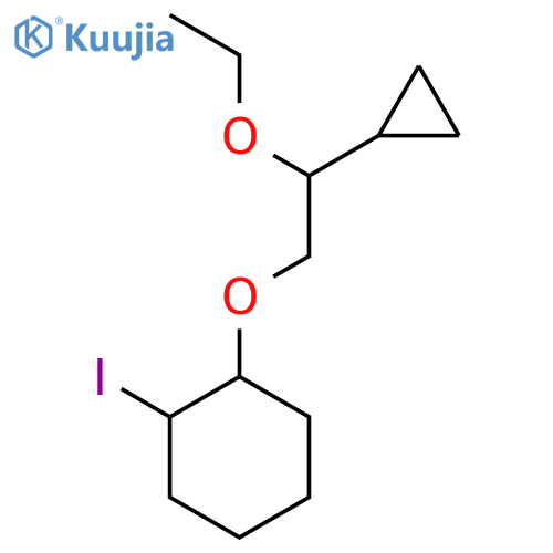 1-(2-cyclopropyl-2-ethoxyethoxy)-2-iodocyclohexane structure