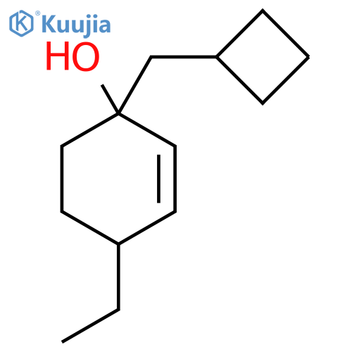 1-(Cyclobutylmethyl)-4-ethylcyclohex-2-en-1-ol structure