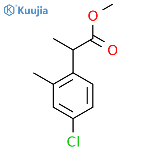methyl 2-(4-chloro-2-methylphenyl)propanoate structure