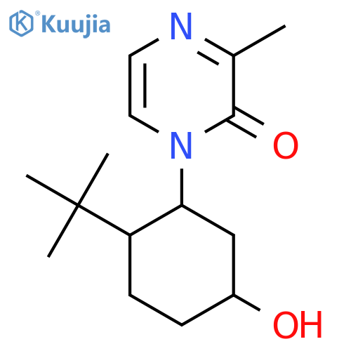 1-(2-Tert-butyl-5-hydroxycyclohexyl)-3-methyl-1,2-dihydropyrazin-2-one structure