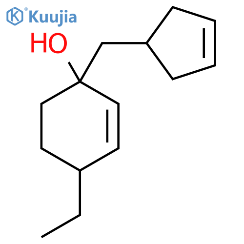 1-[(Cyclopent-3-en-1-yl)methyl]-4-ethylcyclohex-2-en-1-ol structure
