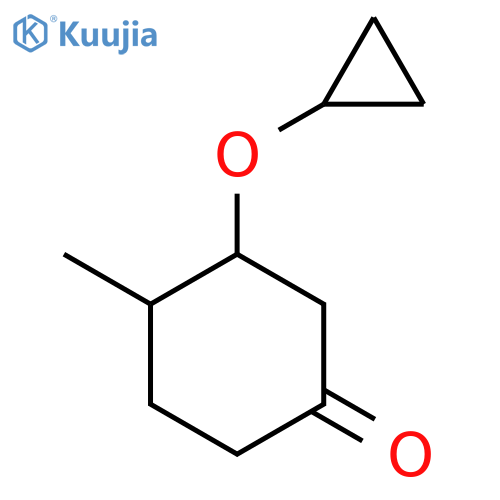 3-Cyclopropoxy-4-methylcyclohexan-1-one structure