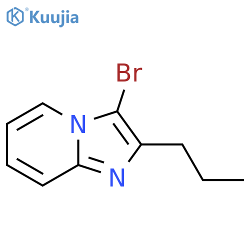 3-bromo-2-propylimidazo1,2-apyridine structure