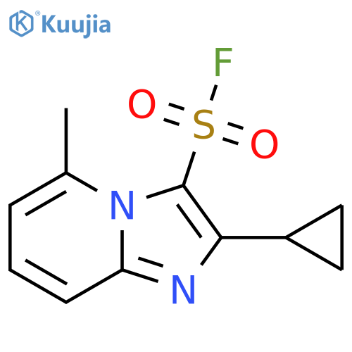 2-cyclopropyl-5-methylimidazo1,2-apyridine-3-sulfonyl fluoride structure