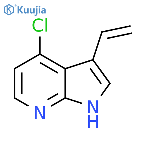 4-chloro-3-ethenyl-1H-pyrrolo2,3-bpyridine structure