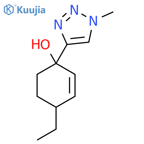 4-ethyl-1-(1-methyl-1H-1,2,3-triazol-4-yl)cyclohex-2-en-1-ol structure